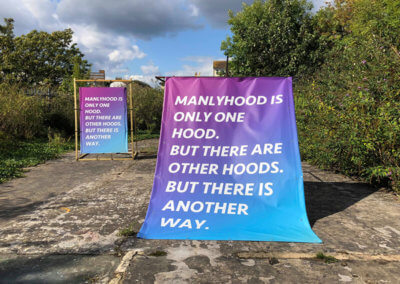 © Tom Cardew_Manlyhood is only one hood_The SPACE St Leonards-on-Sea Installation