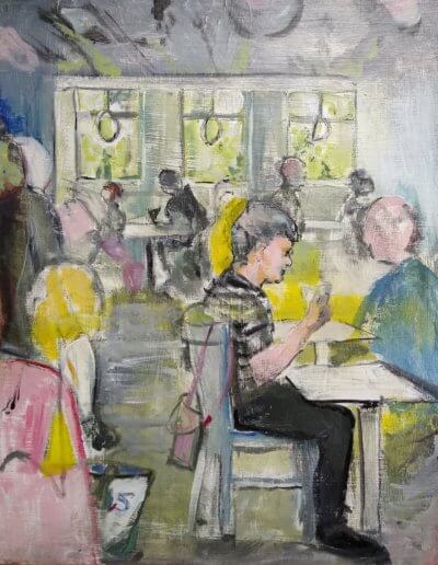 © Mary Gordon-Smith Ghosts at BHS. Fine Art Gallery in London. Collectable art in Penge.
