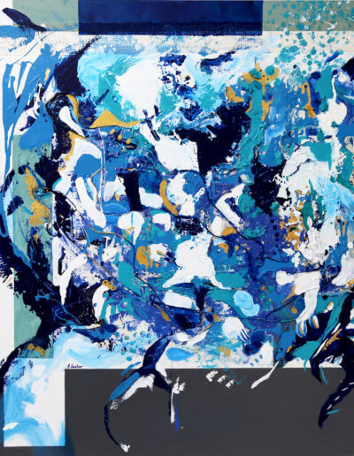 © Angele Lautier Over The Ocean. Fine Art Gallery in London. Collectable art in Penge.